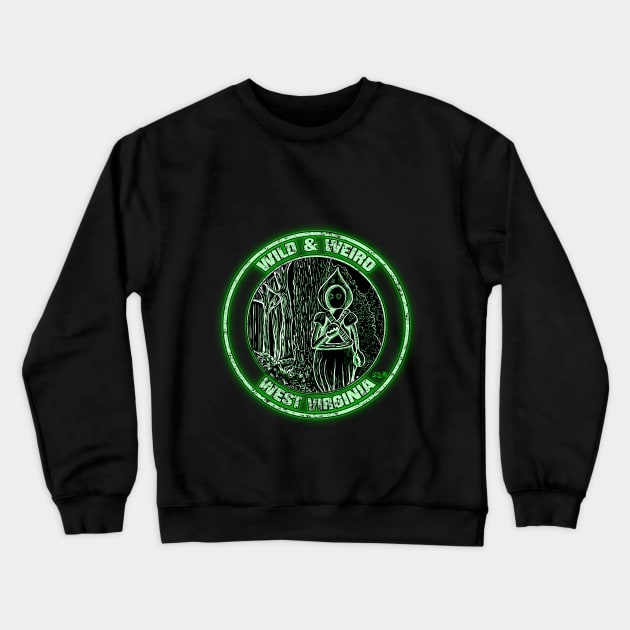 Braxton County Monster (WWWV) Crewneck Sweatshirt by theartofron